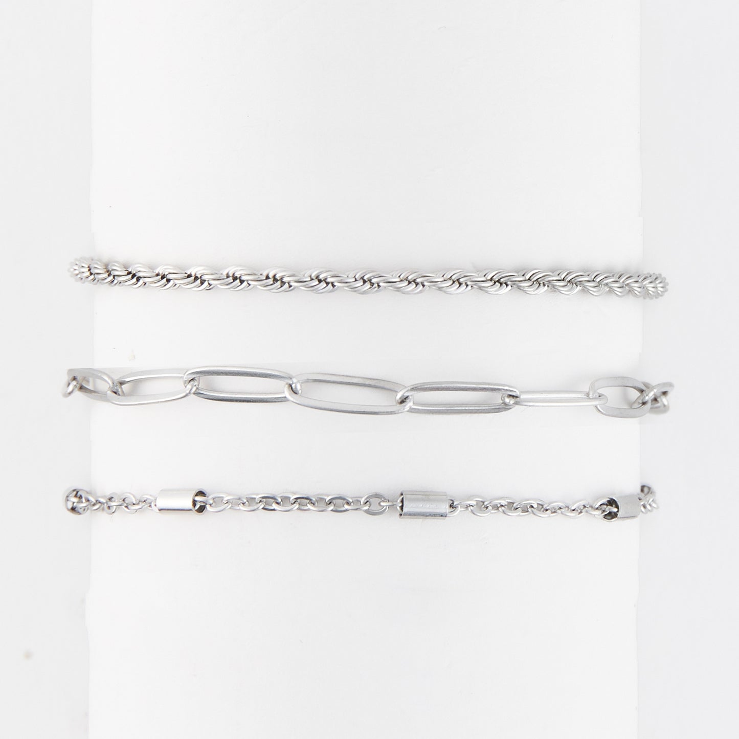 Narelle Waterproof Twisted Chain Bracelet Set