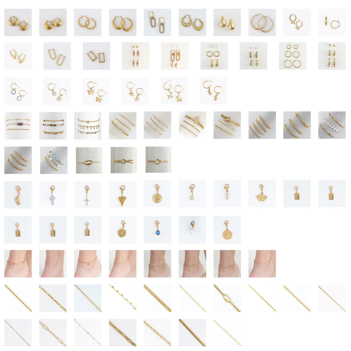 164 Piece All Gold Narelle Assortment