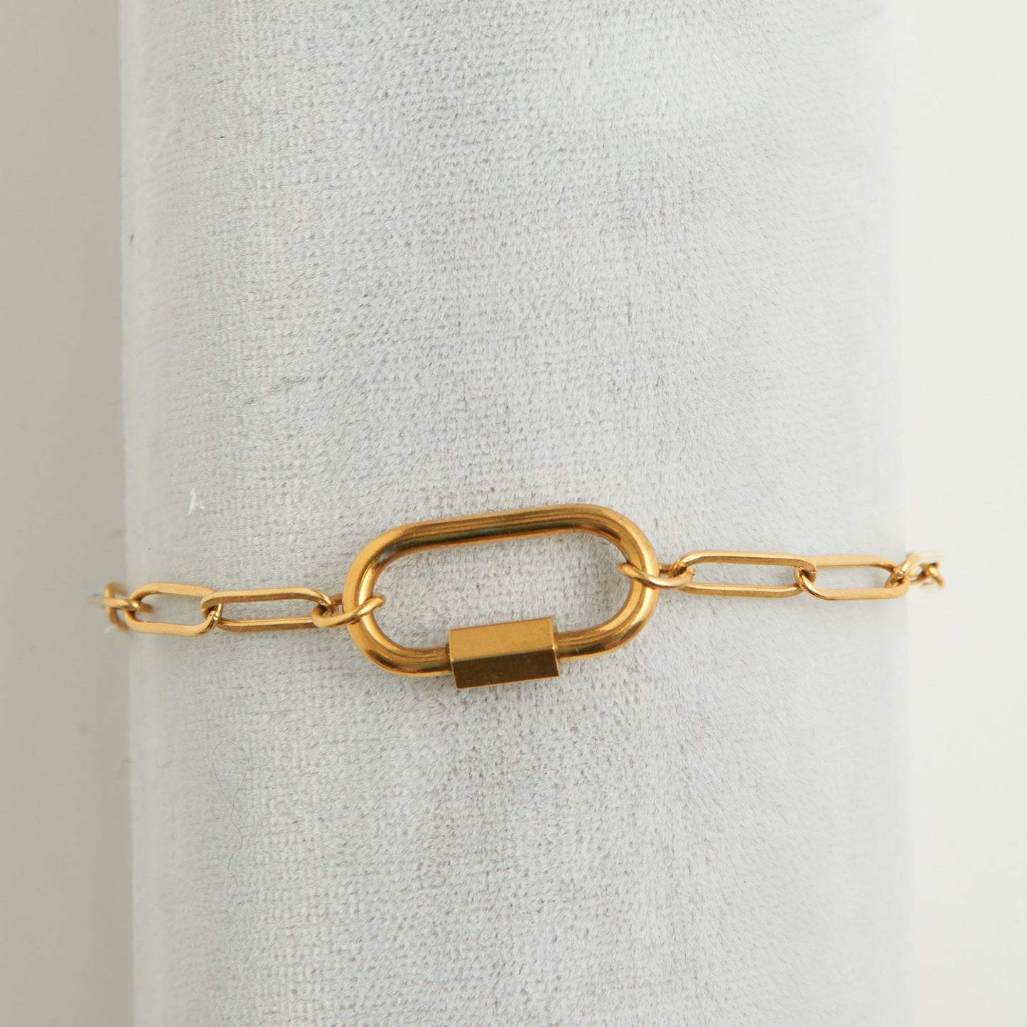 Narelle Waterproof Paperclip Chain Carabiner Bracelet