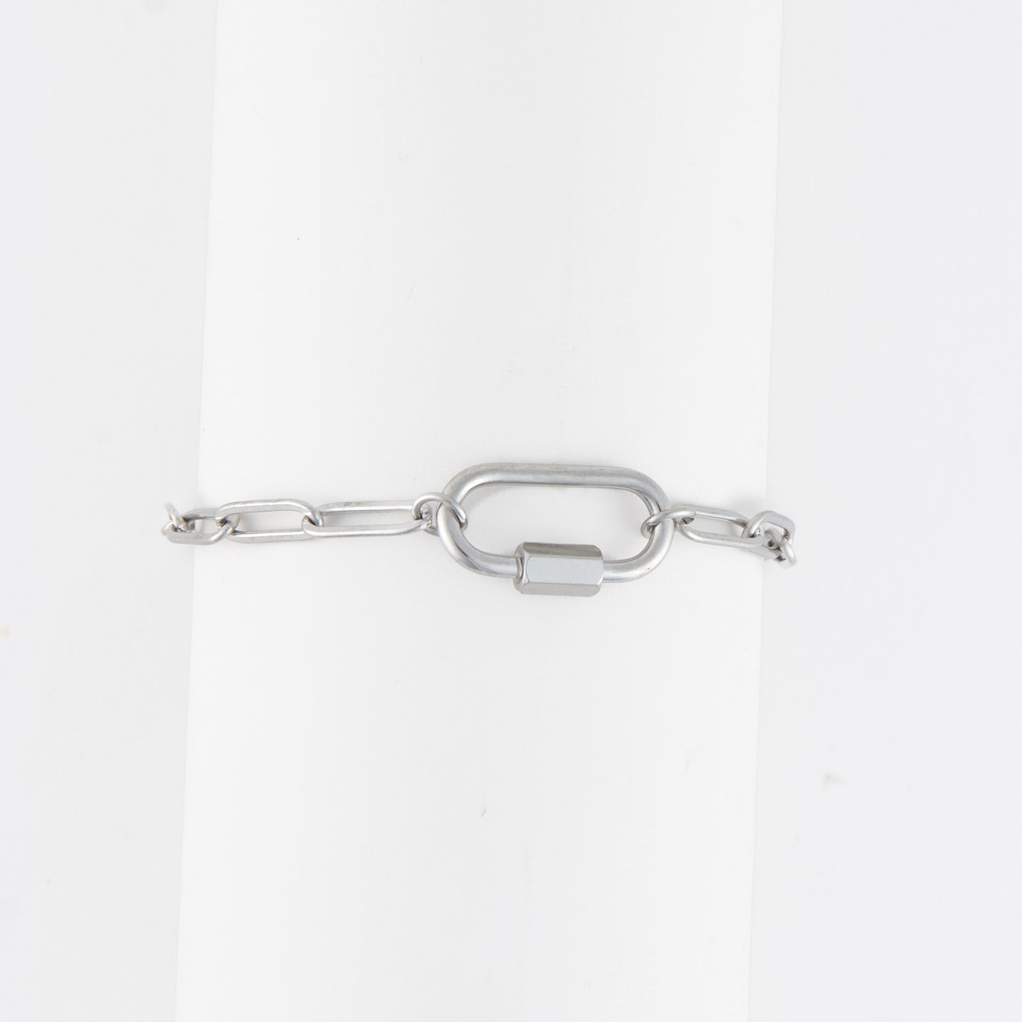 Narelle Waterproof Paperclip Chain Carabiner Bracelet