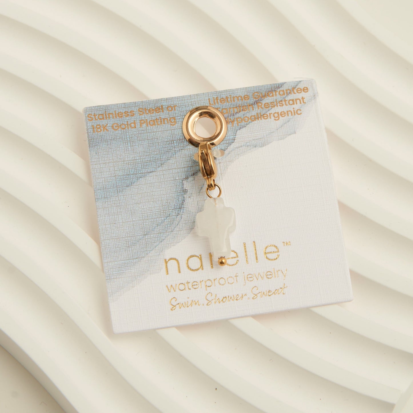 Narelle Waterproof Cross Charm