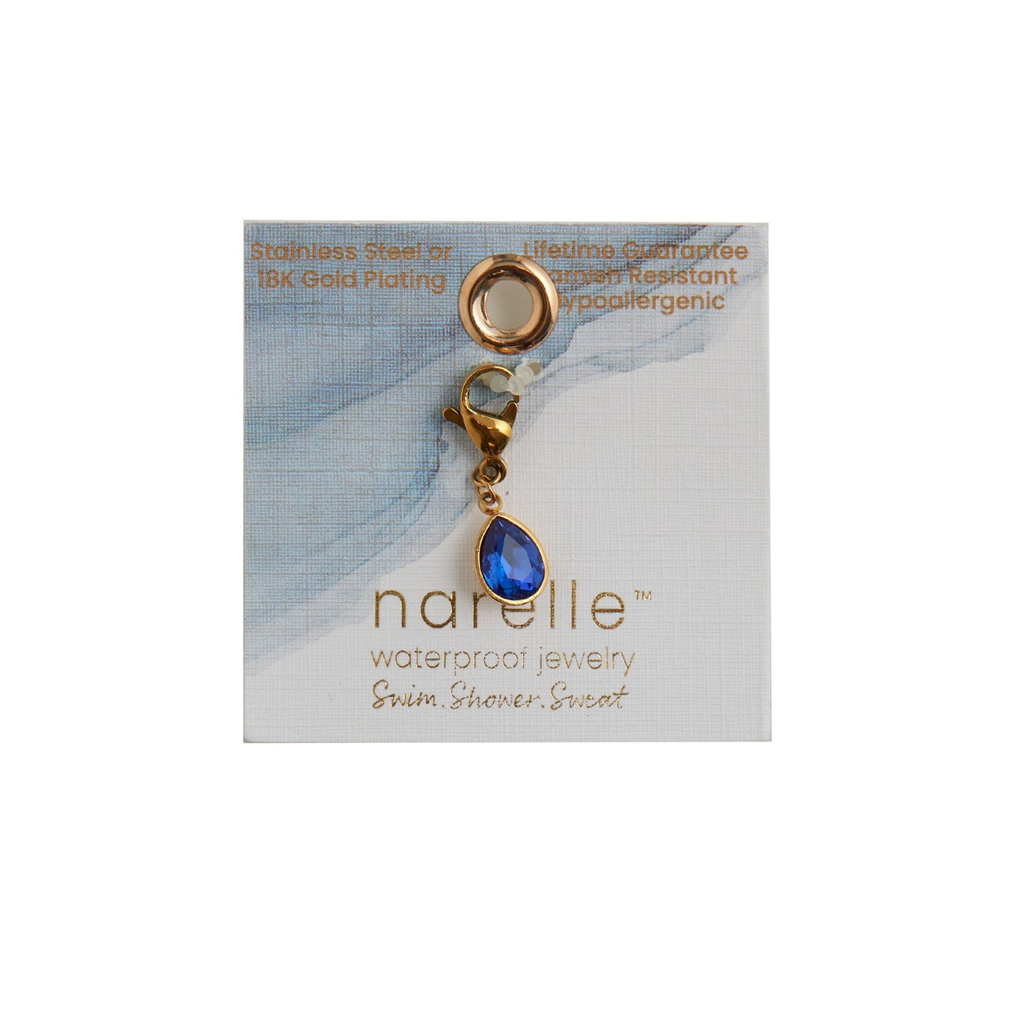 Narelle Waterproof Drop Pendant Charm