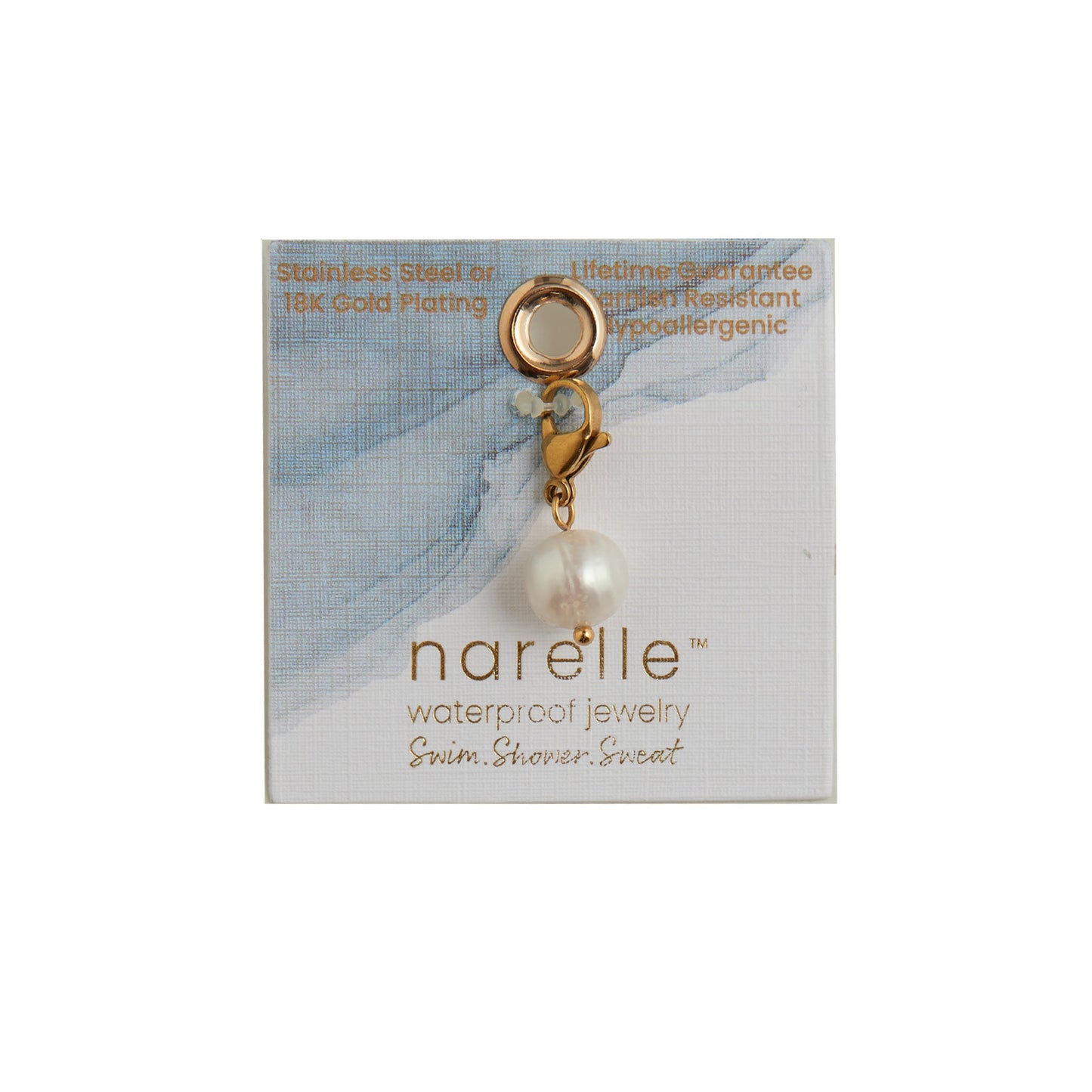 Narelle Waterproof Pearl Charm