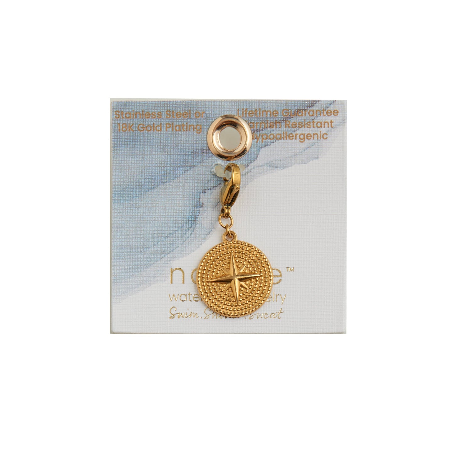 Narelle Waterproof Compass Charm