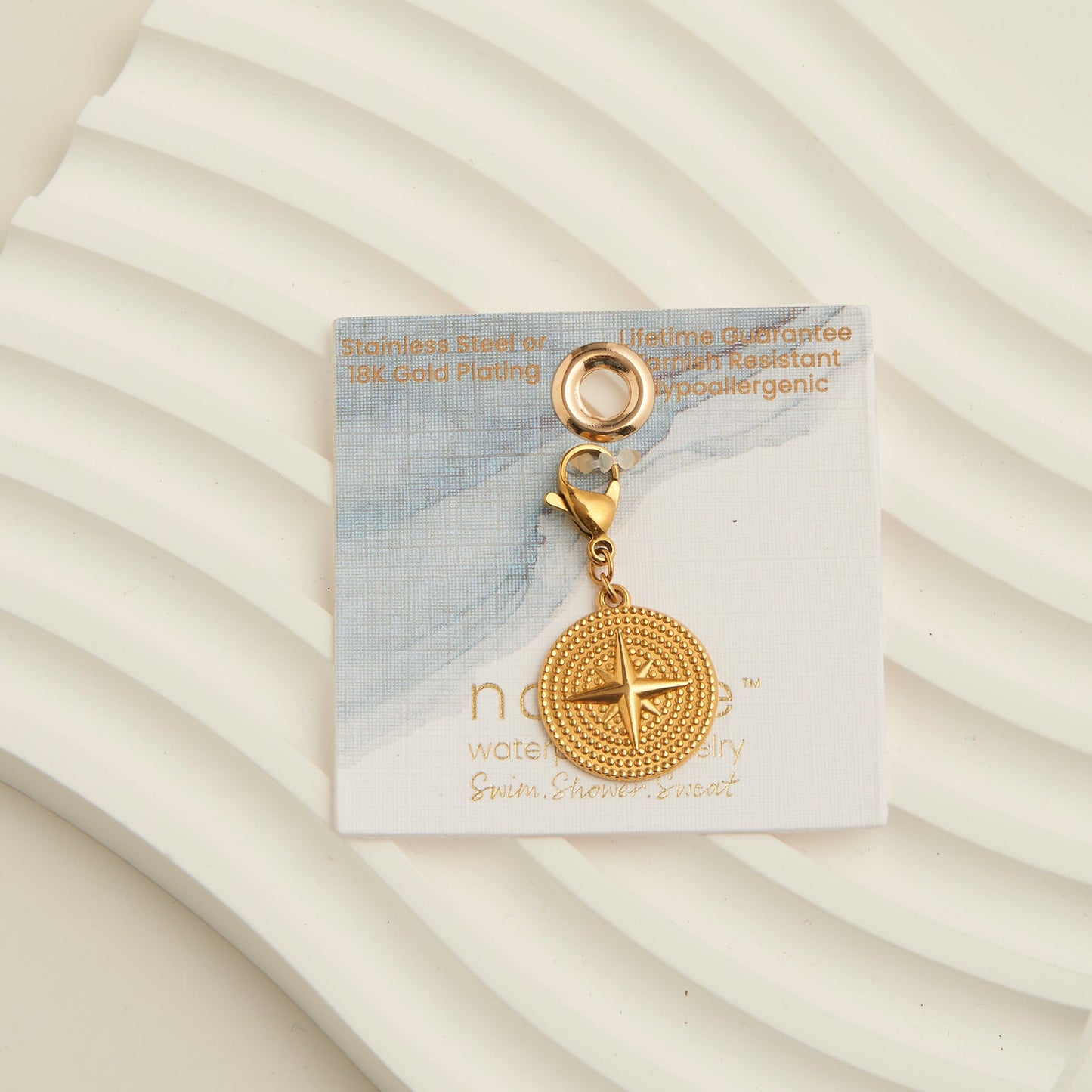 Narelle Waterproof Compass Charm