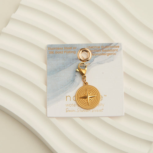Narelle Waterproof Compass Charm