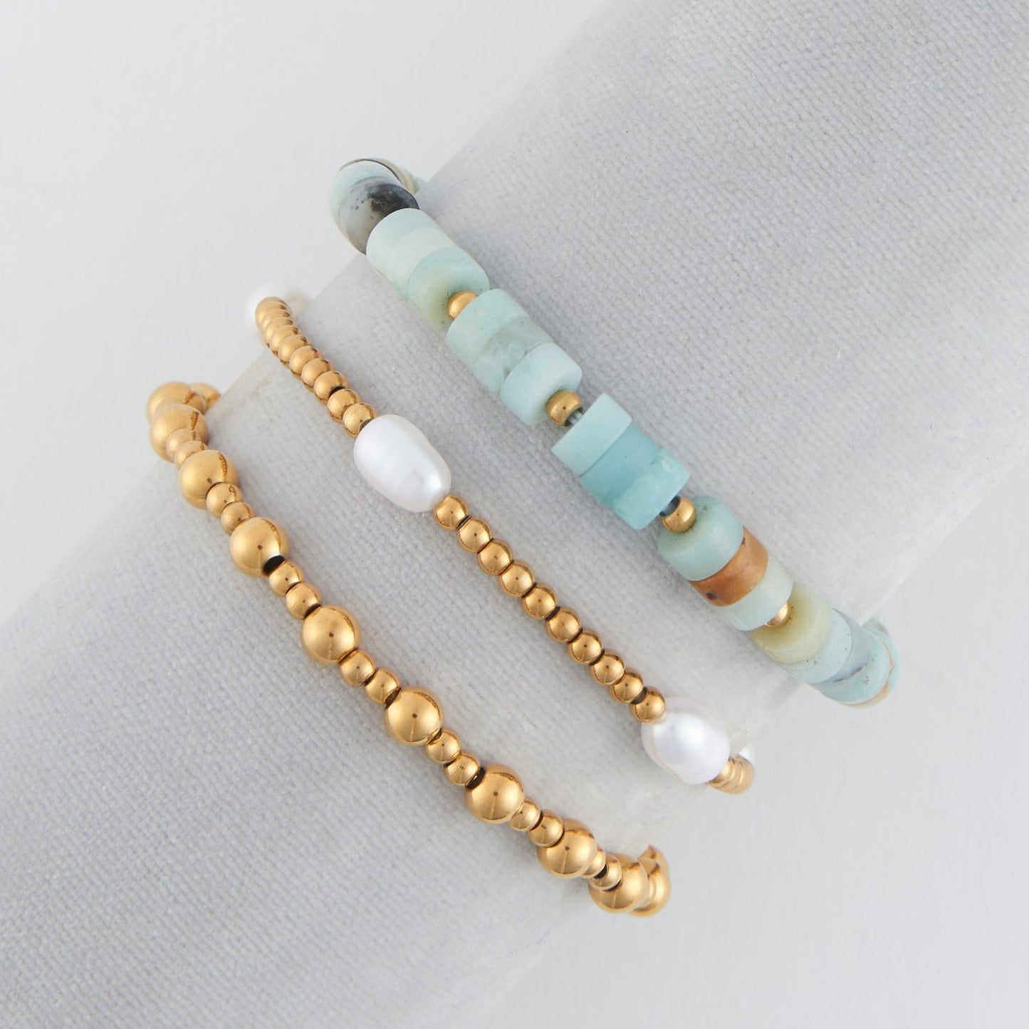 Narelle Waterproof Pearl Bracelet Set