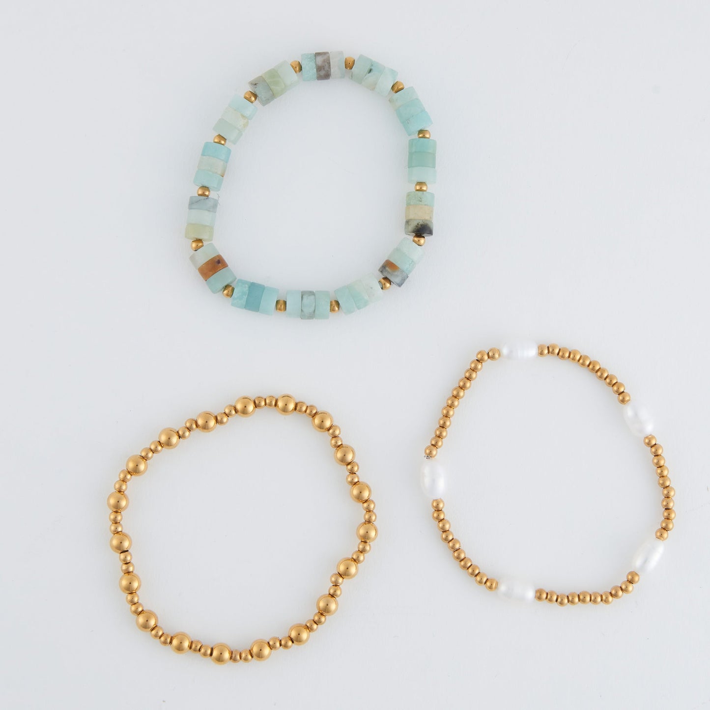 Narelle Waterproof Pearl Bracelet Set