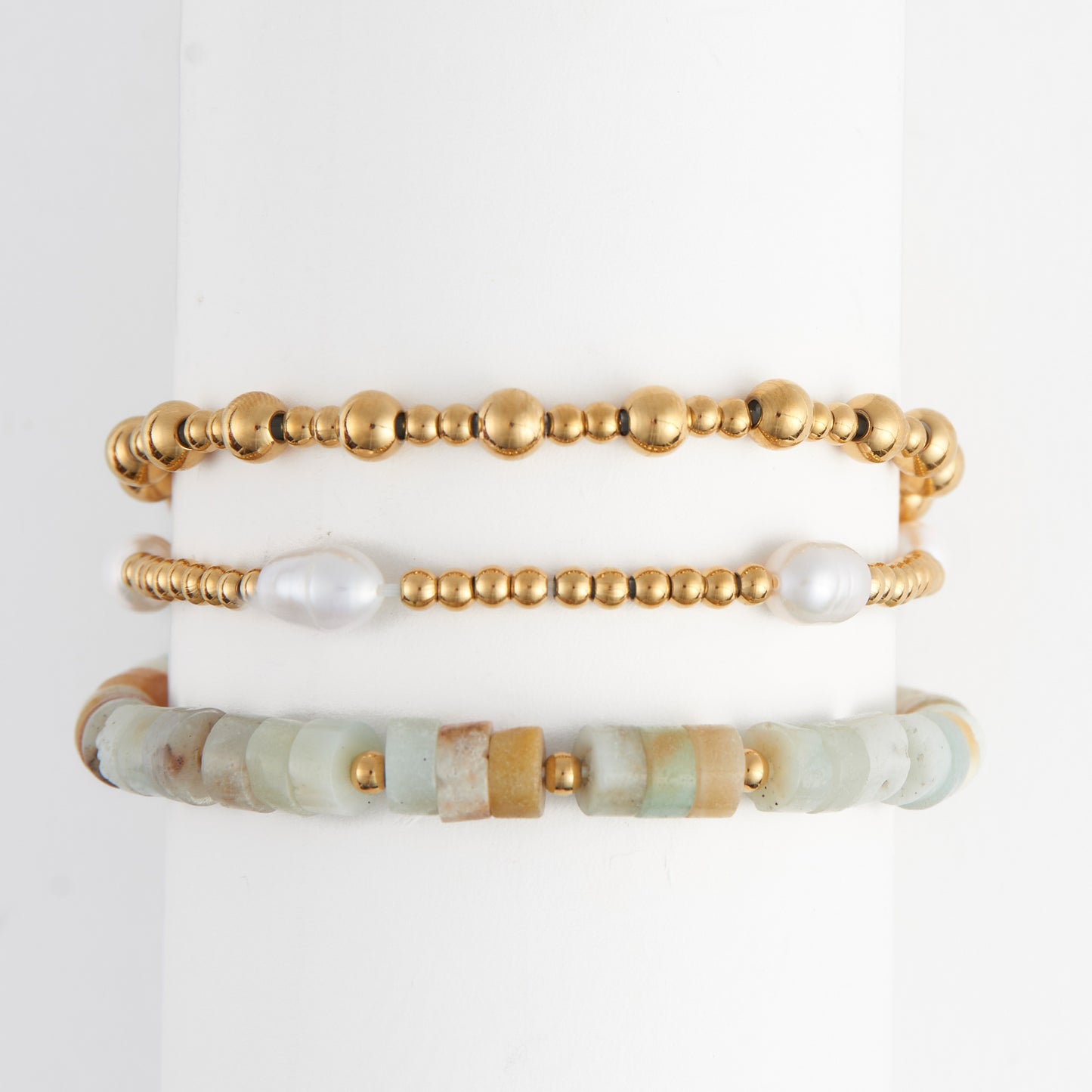 Narelle Waterproof Pearl Bracelet Set