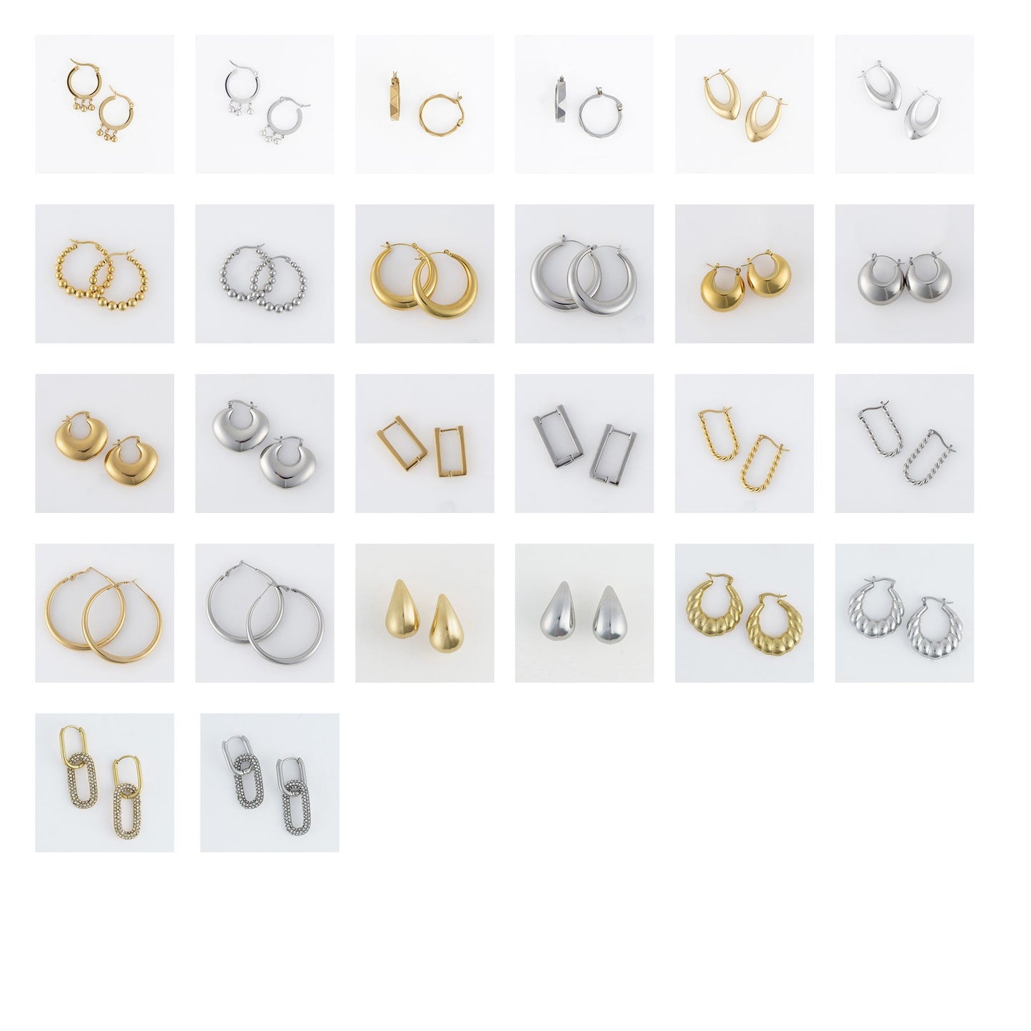 52 Piece Narelle Waterproof Earring Assortment