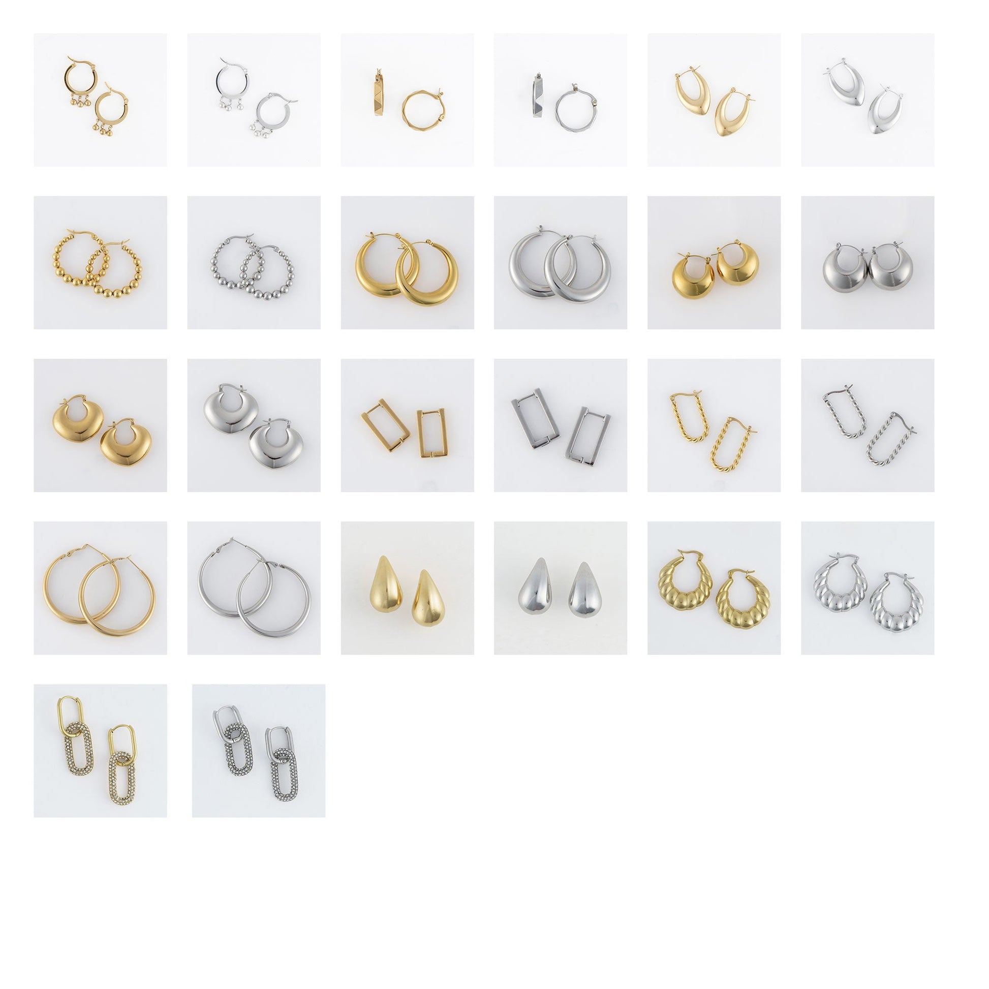 52 Piece Narelle Waterproof Earring Assortment