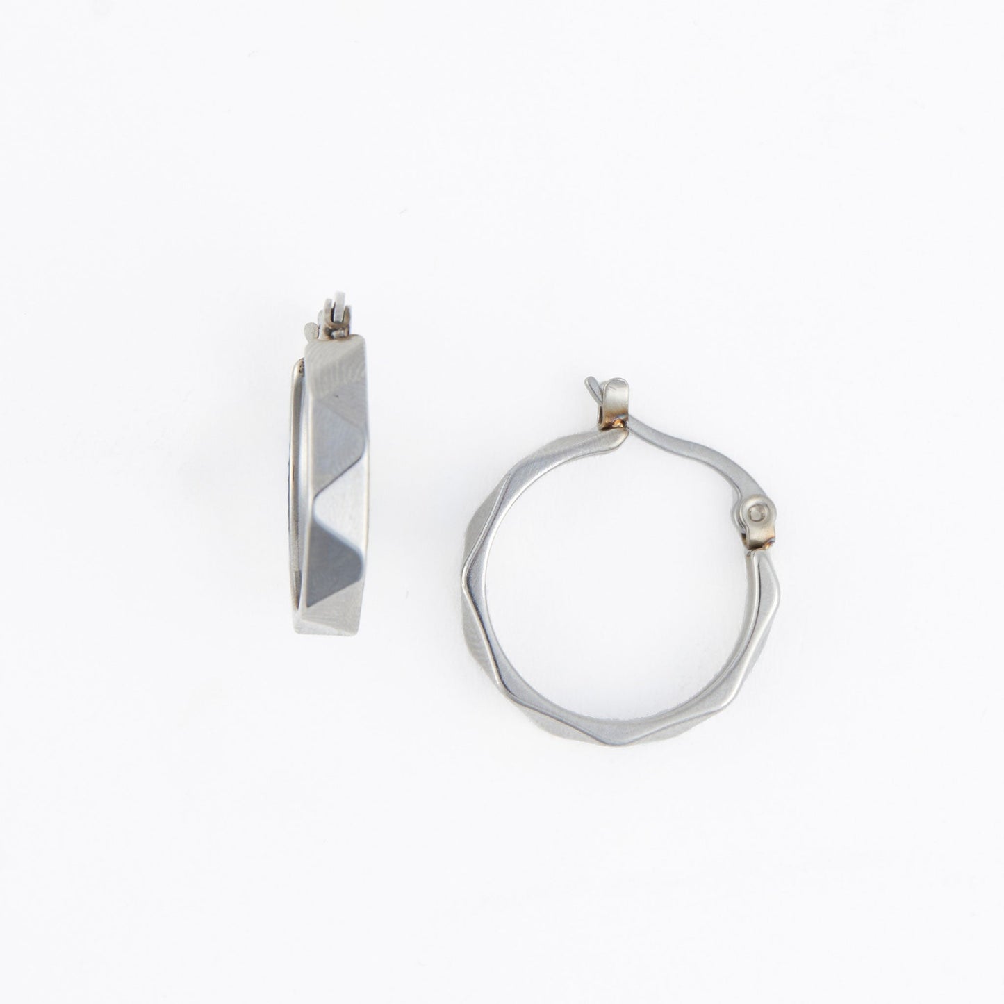 Narelle Waterproof Abstract Hoop Earrings