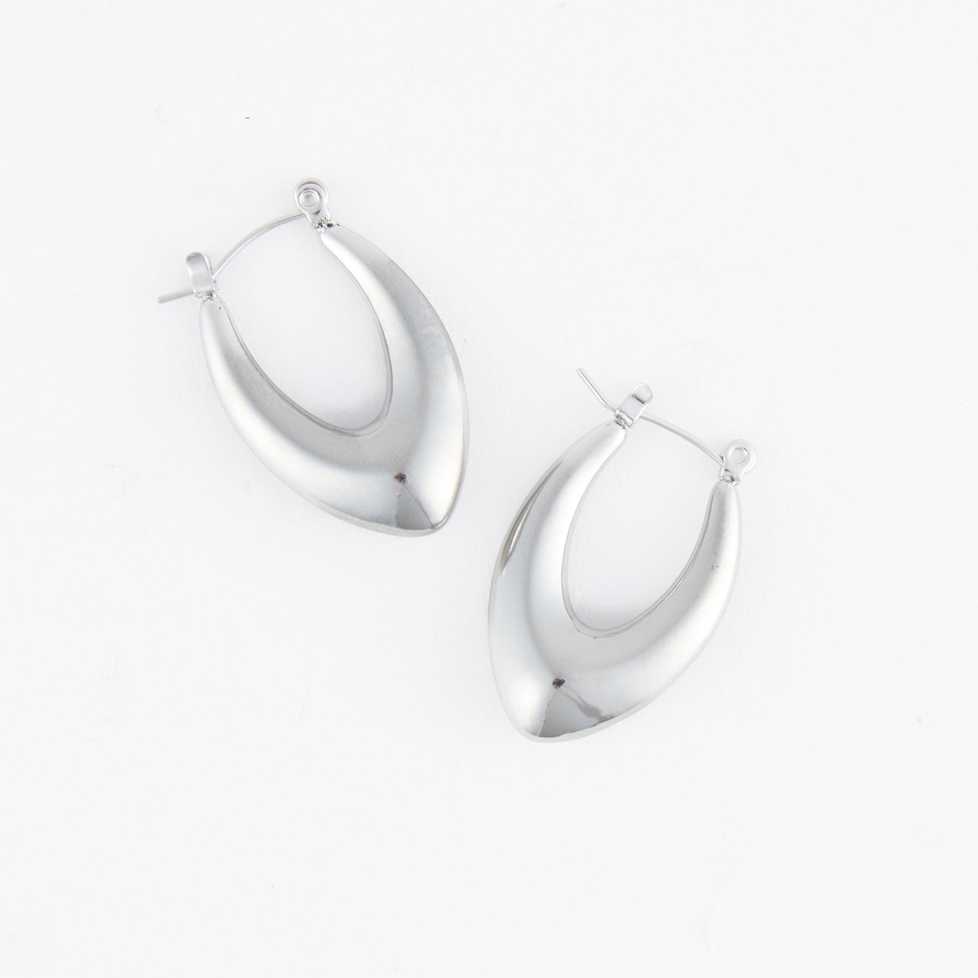 Narelle Waterproof Oval Pointed Earrings
