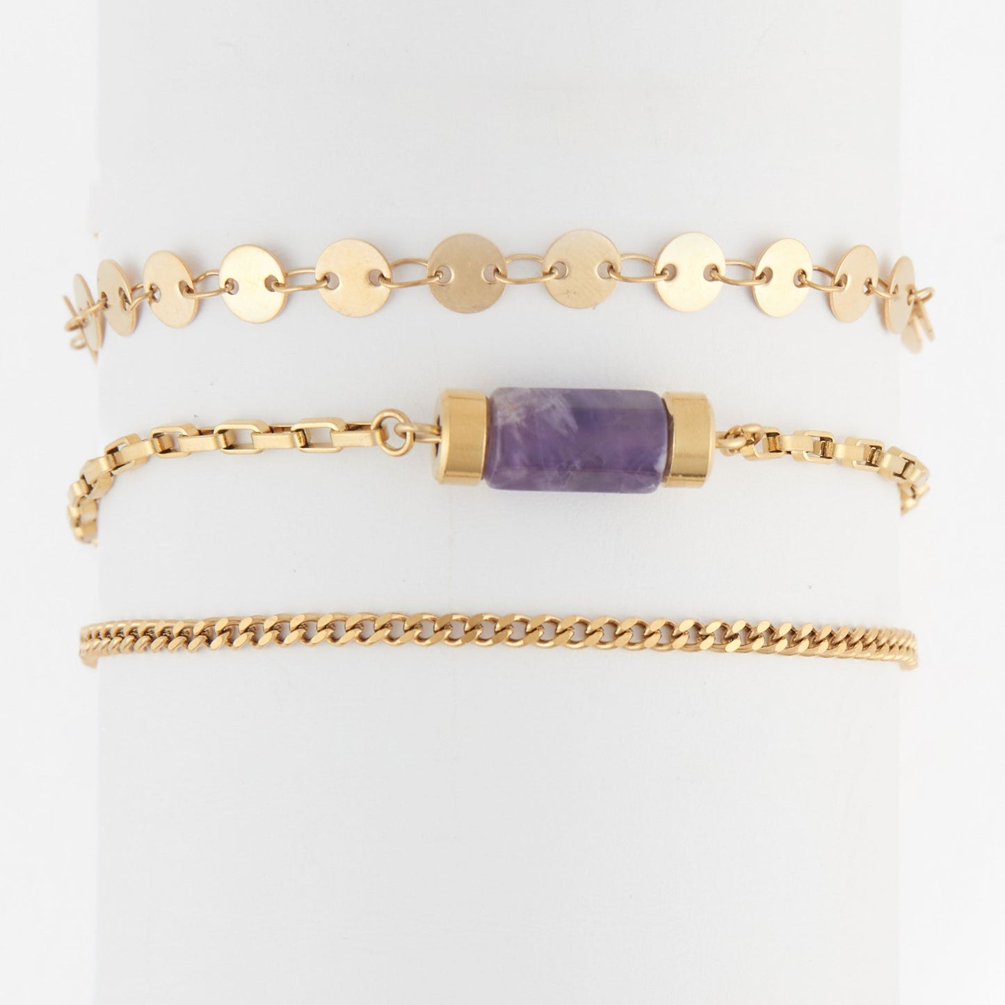 Narelle Waterproof Genuine Stone Bracelet Set