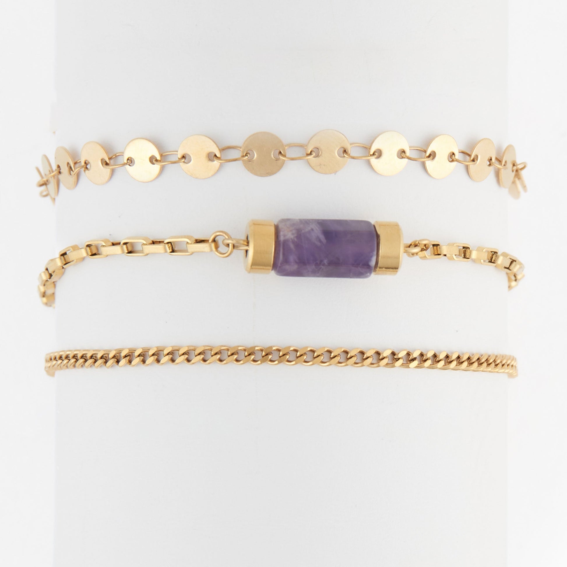 Narelle Waterproof Genuine Stone Bracelet Set