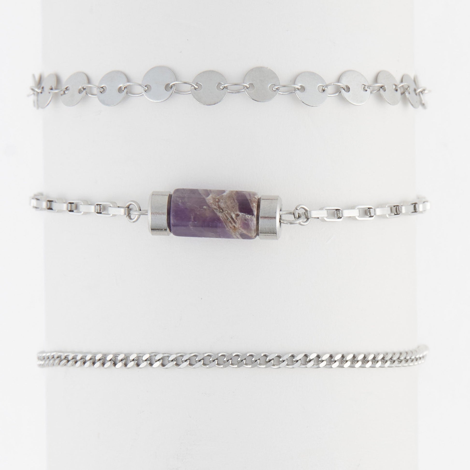 Narelle Waterproof Genuine Stone Bracelet Set