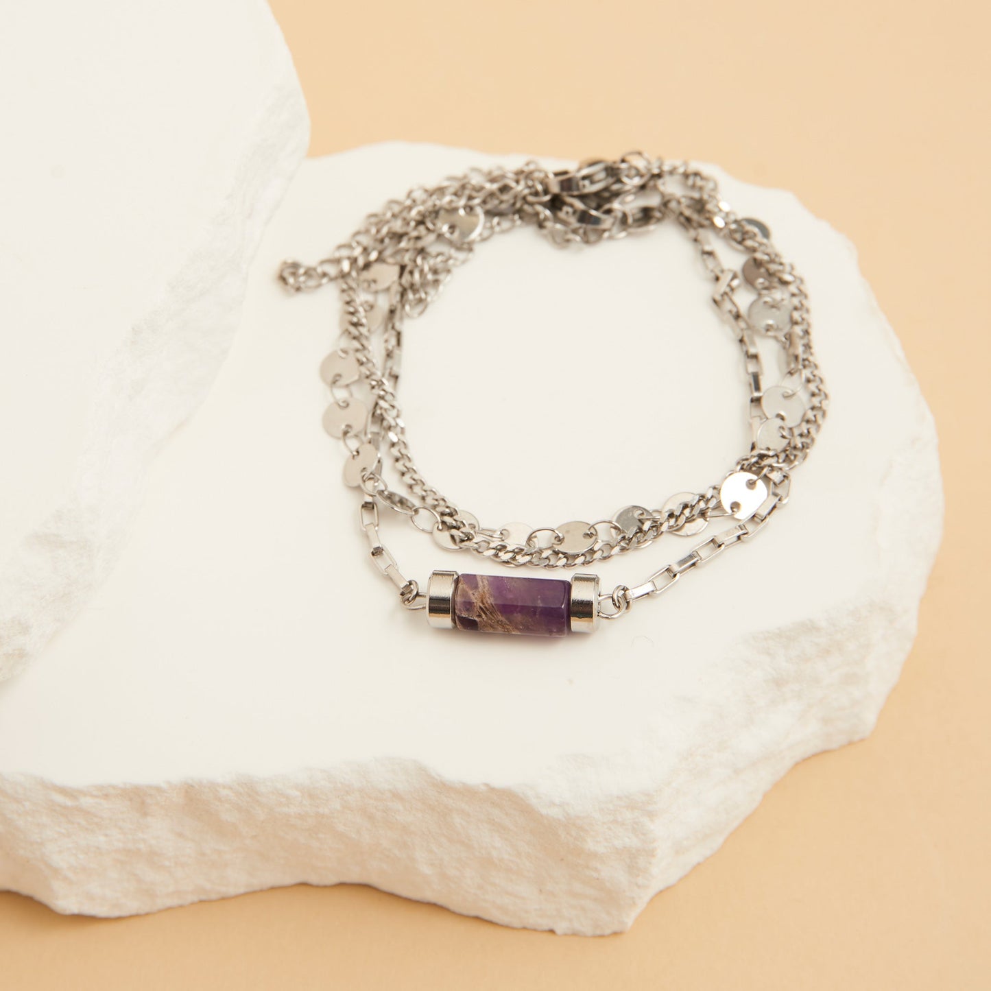 Narelle Waterproof Genuine Stone Bracelet Set