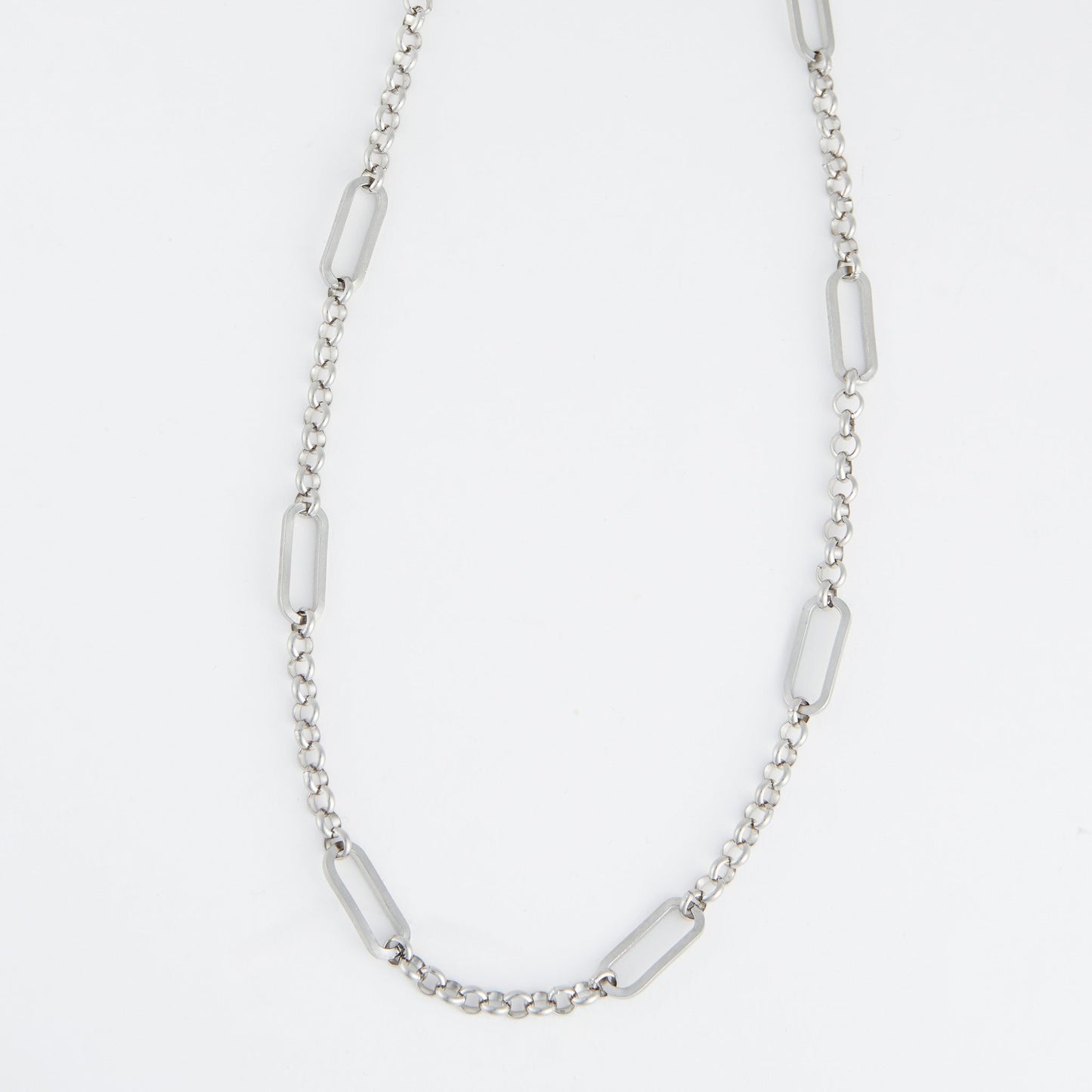 Narelle Waterproof Rolo Link Bar Station Necklace