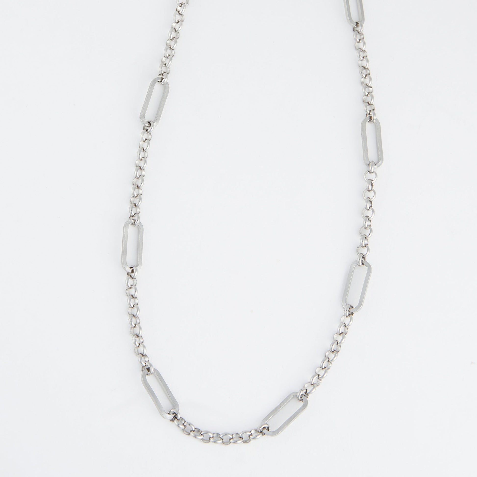 Narelle Waterproof Rolo Link Bar Station Necklace