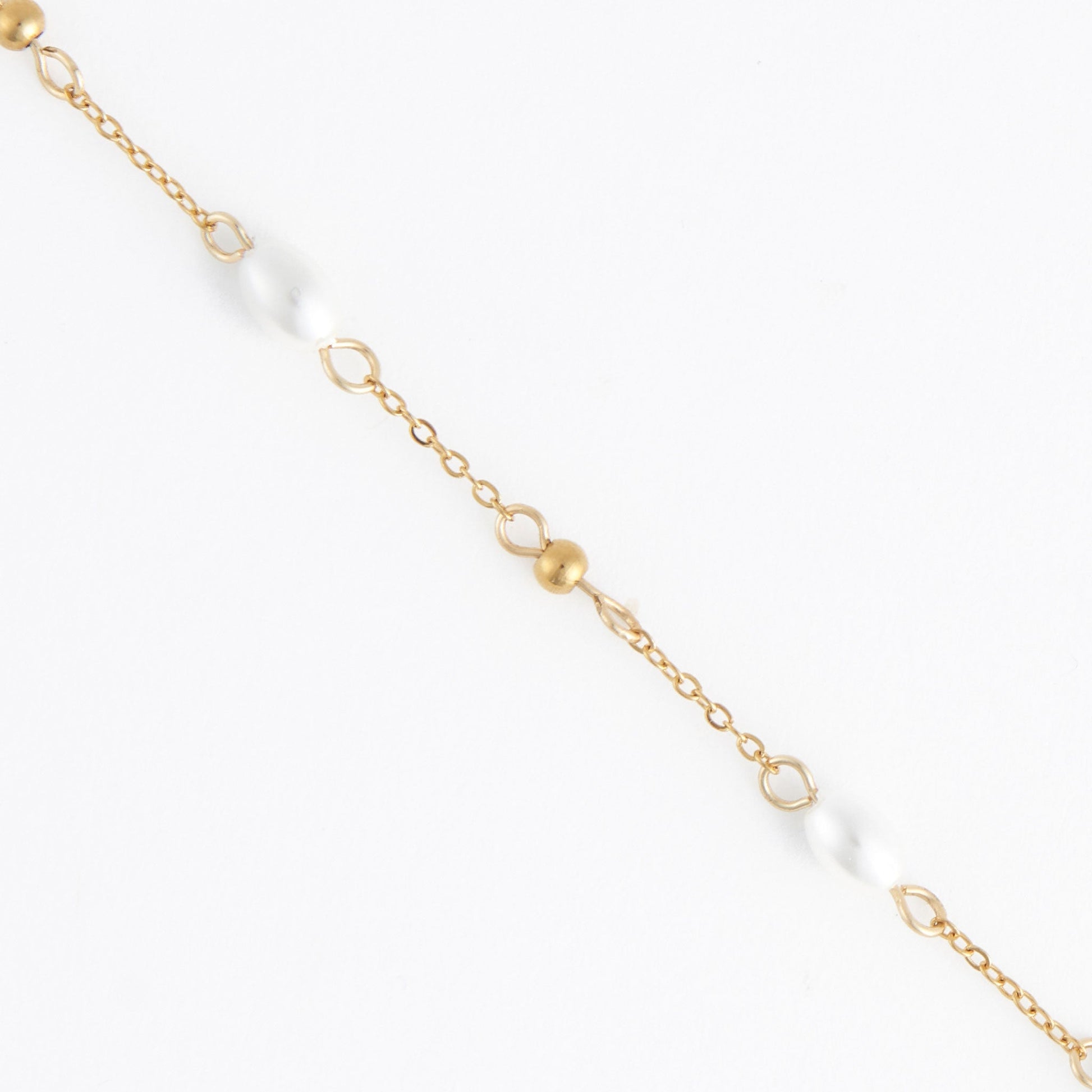 Narelle Waterproof Pearl and Bead Station Necklace