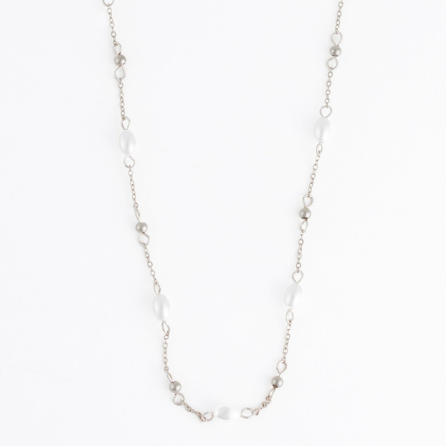 Narelle Waterproof Pearl and Bead Station Necklace