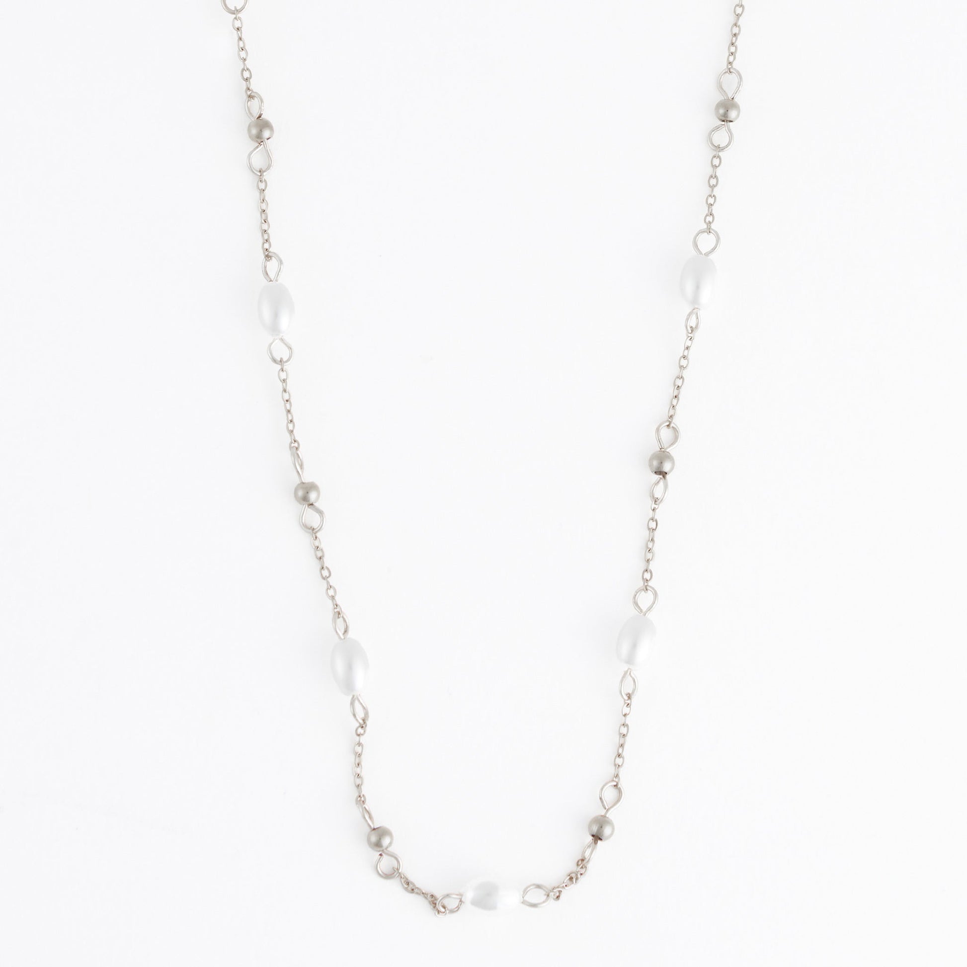 Narelle Waterproof Pearl and Bead Station Necklace