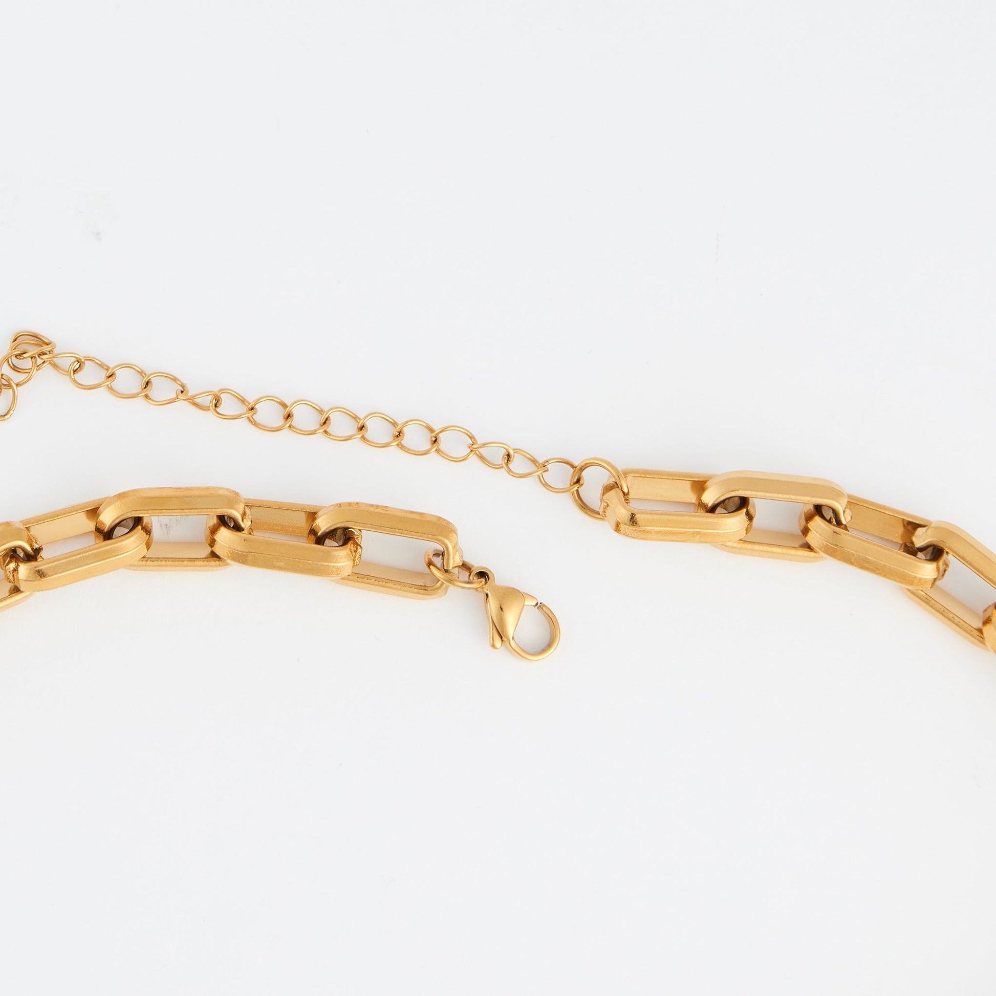 Narelle Waterproof Chunky Rectangle Link Chain Necklace