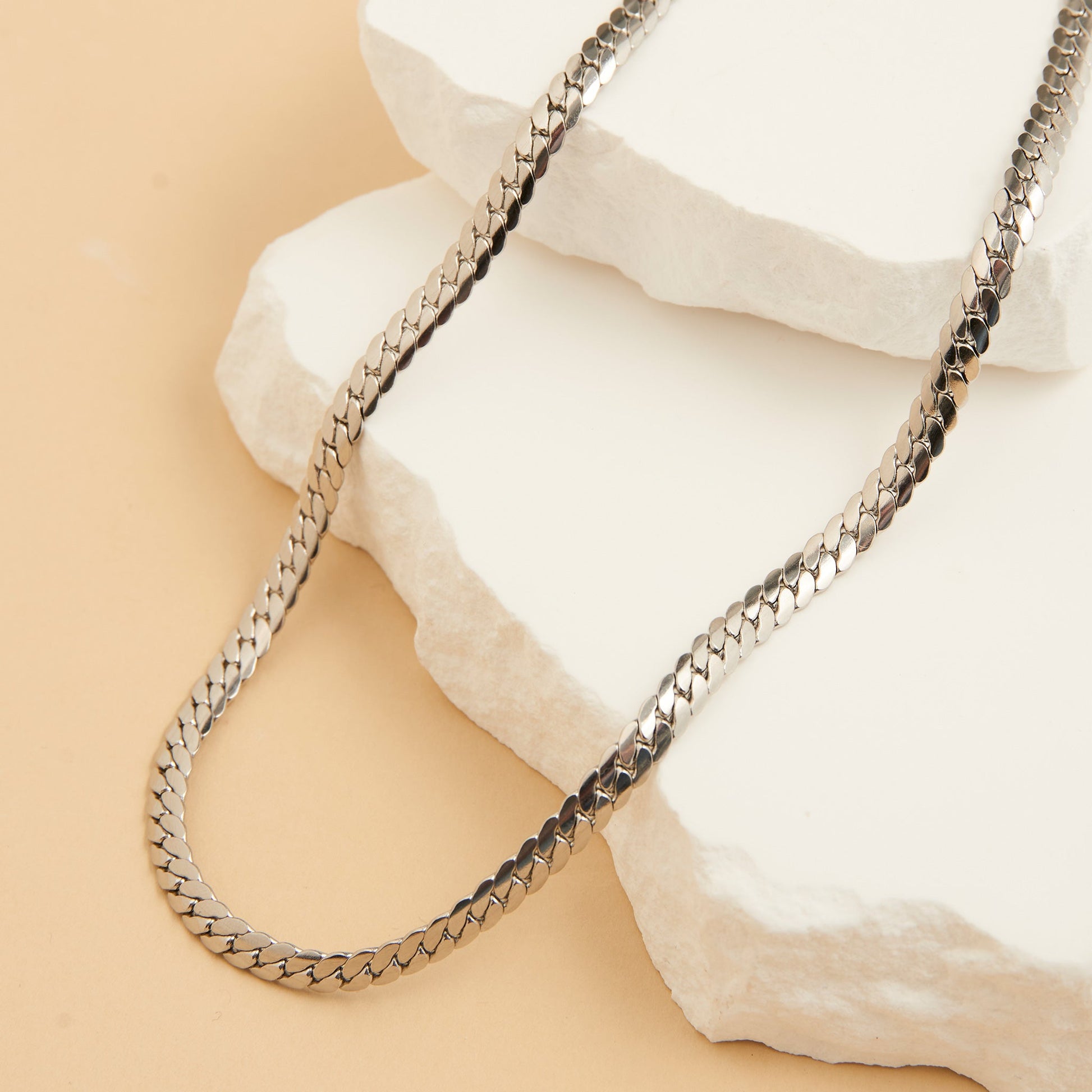 Narelle Waterproof Herringbone Chain Necklace