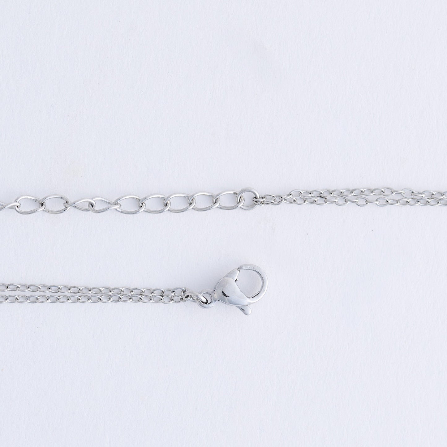 Narelle Waterproof Dainty Double Row Cross Charm Necklace