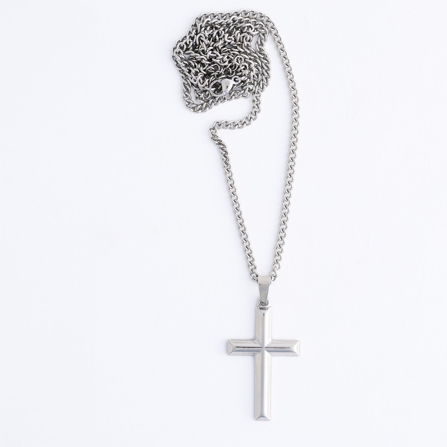 Narelle Waterproof Unisex Cable Chain Cross Necklace