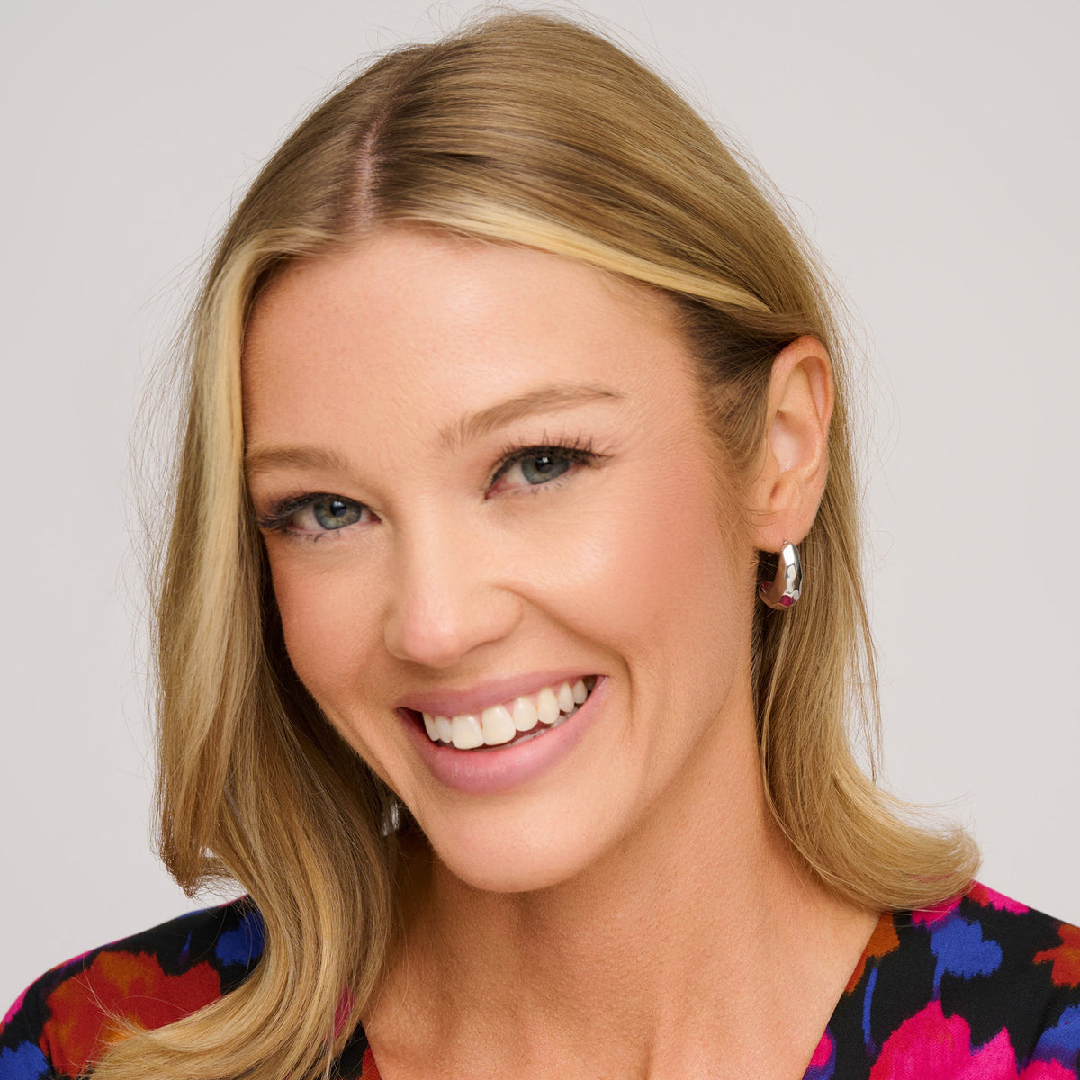 Narelle Waterproof Chunky Crescent Earrings