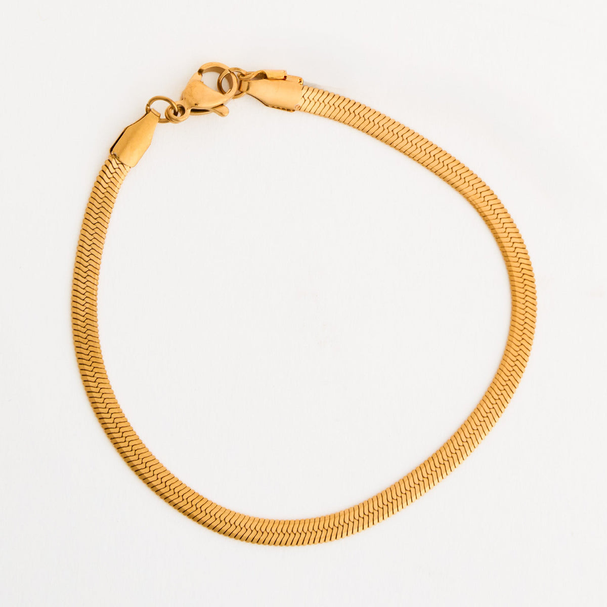 Narelle Waterproof Herringbone Chain Bracelet