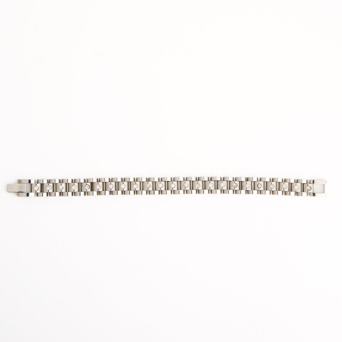 Narelle Waterproof Chunky President Link Watch Band Bracelet