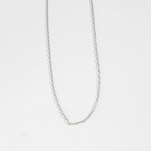 Layer Me 2Mm Oval Chain Necklace