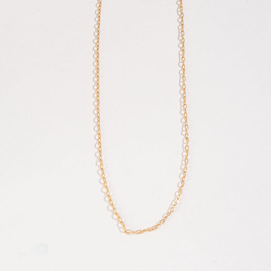 Layer Me 2Mm Oval Chain Necklace
