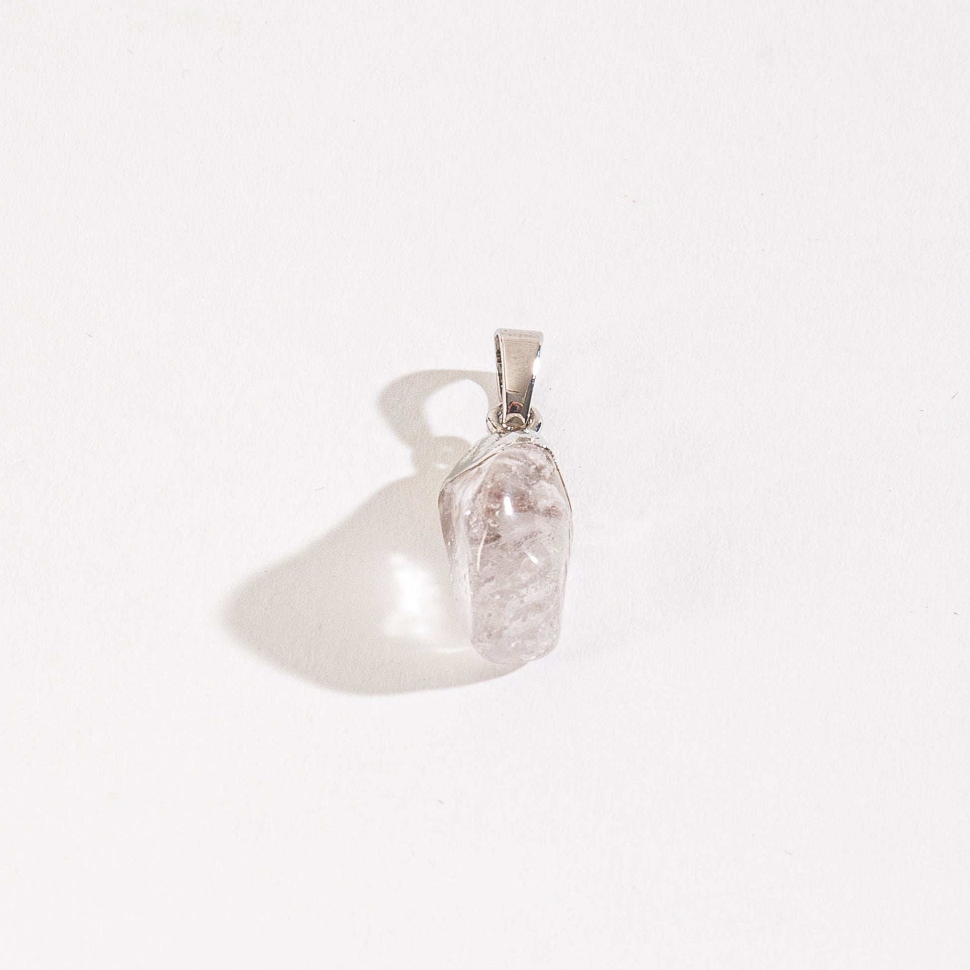 Layer Me Clear Quartz Pendant Charm