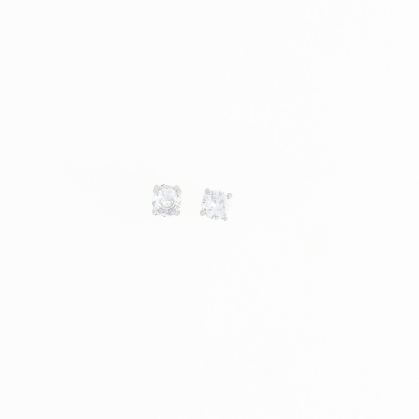 Narelle Waterproof 4mm Round Cubic Zirconia Stud Earrings