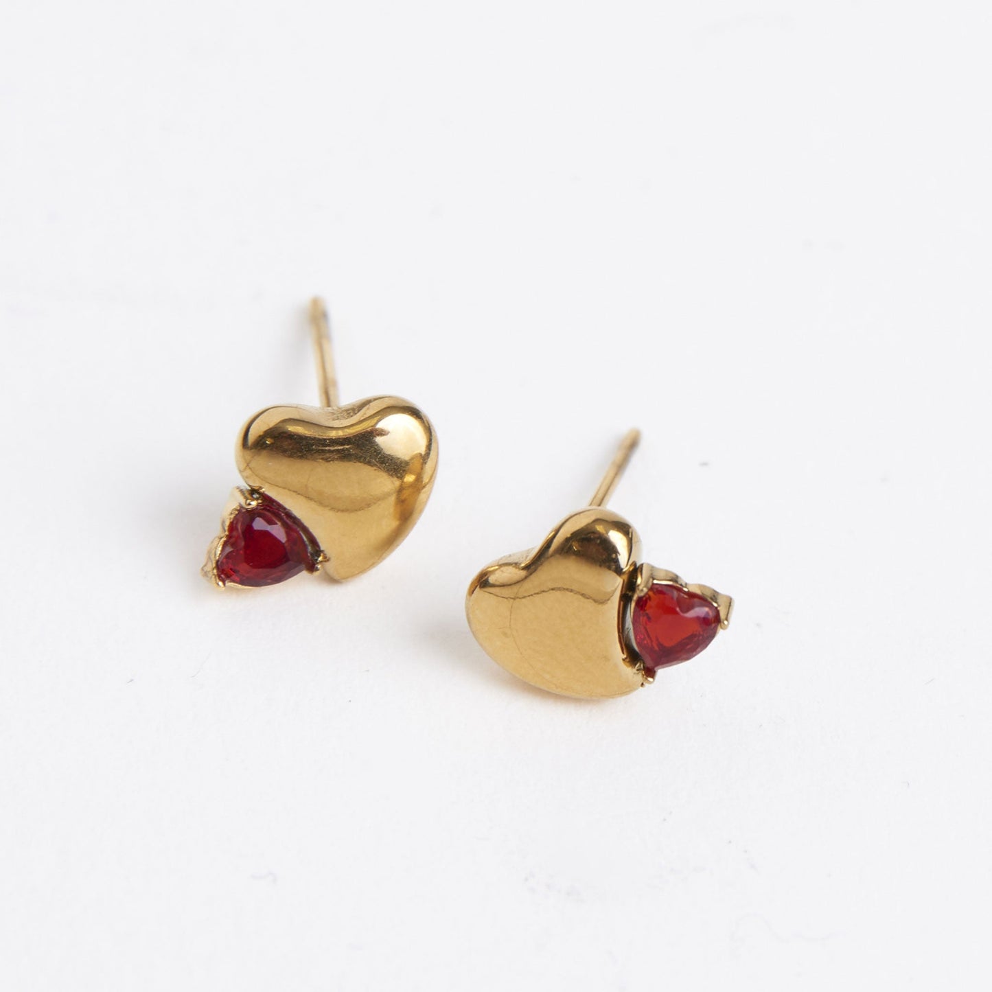 Narelle Waterproof Heart Stud Earrings