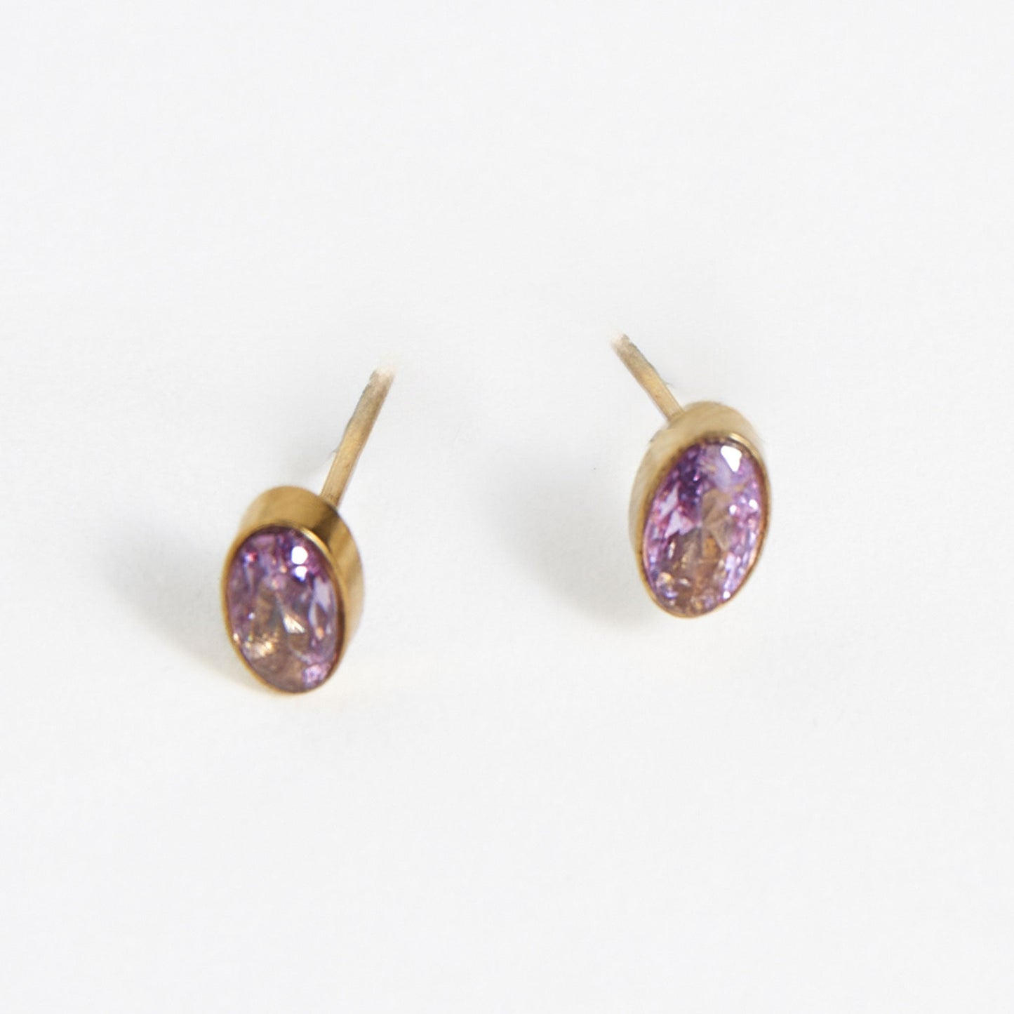 Narelle Waterproof Oval Gem Stud Earrings