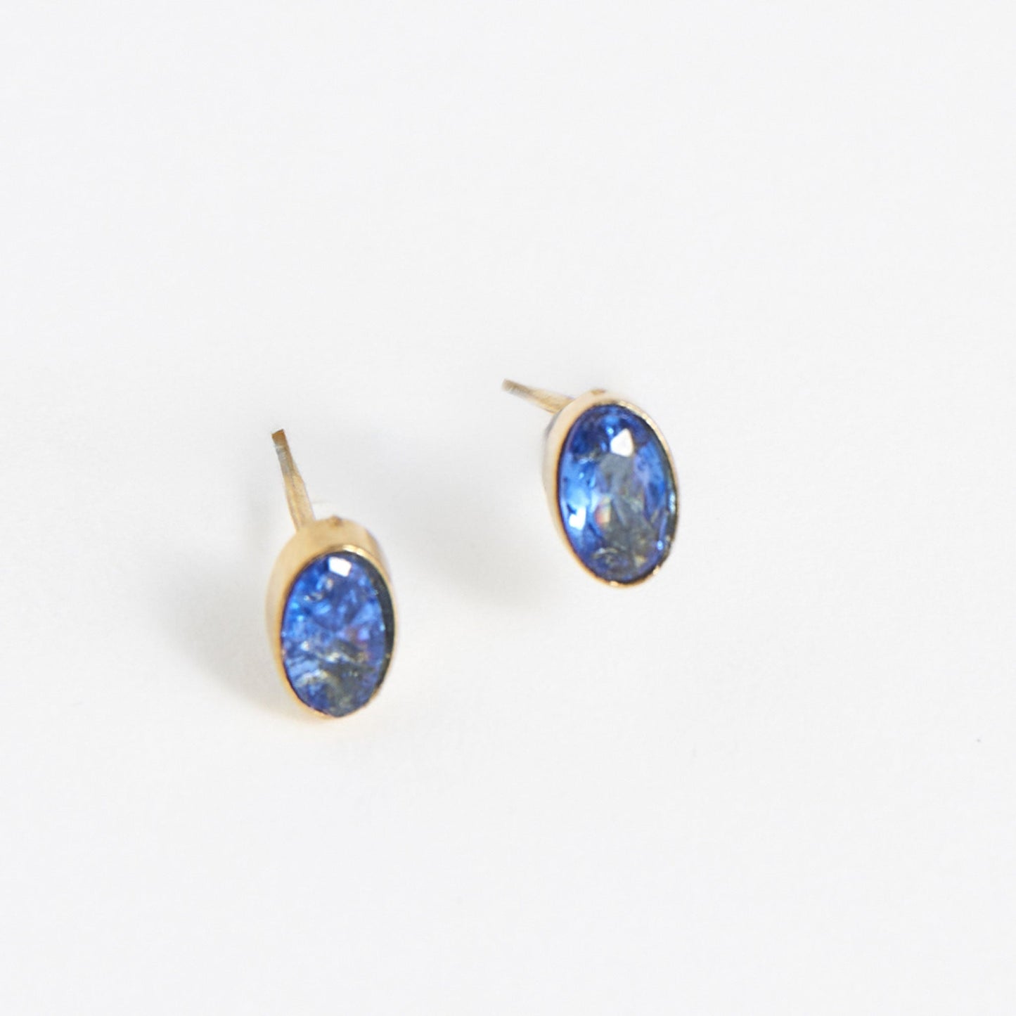 Narelle Waterproof Oval Gem Stud Earrings