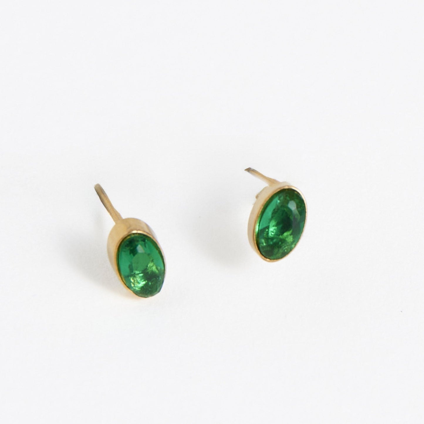 Narelle Waterproof Oval Gem Stud Earrings