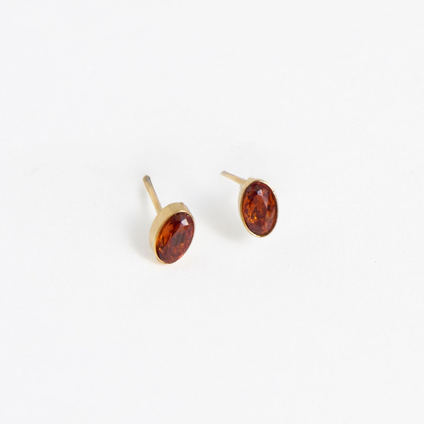 Narelle Waterproof Oval Gem Stud Earrings