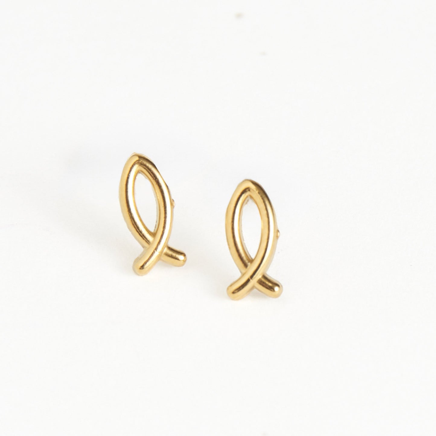 Narelle Waterproof Ichthys Stud Earrings
