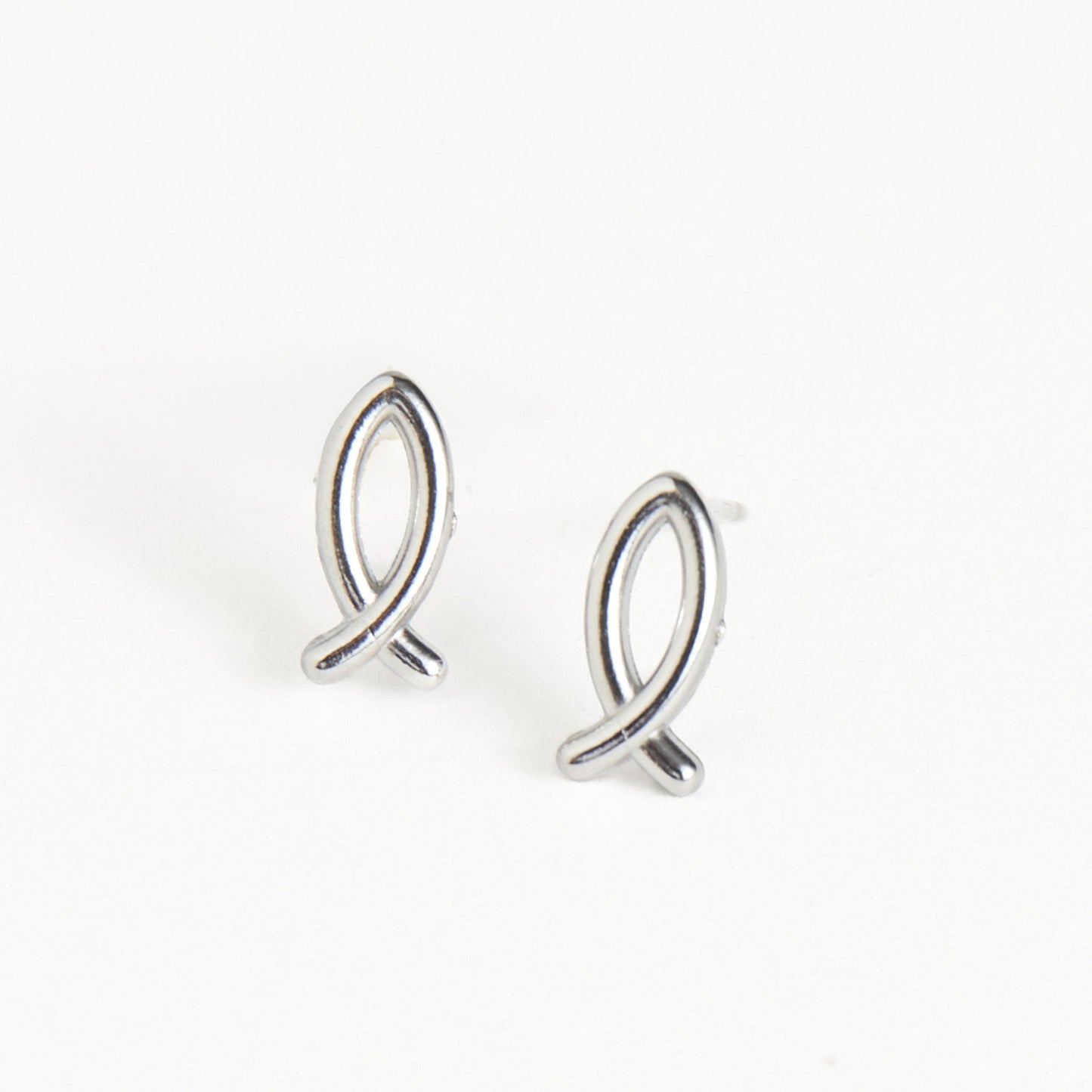 Narelle Waterproof Ichthys Stud Earrings