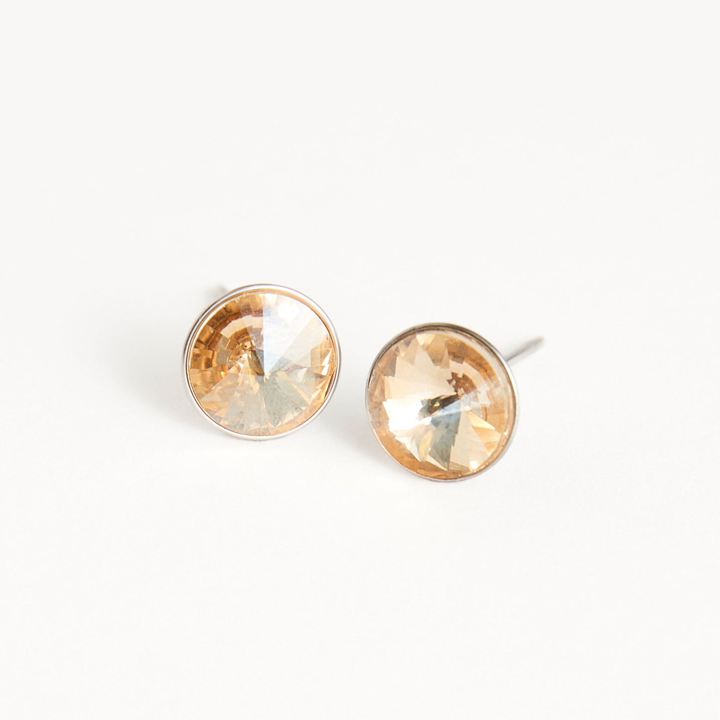 Narelle Waterproof Rivoli Crystal Stud Earrings