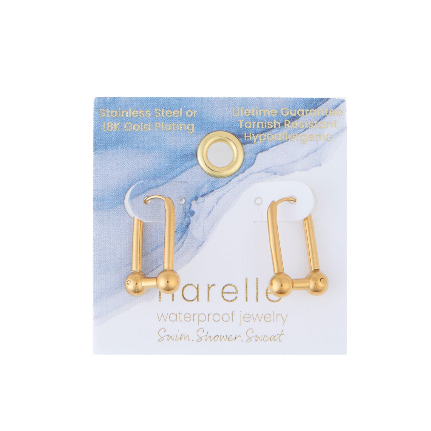 Narelle Waterproof U-Link Earrings