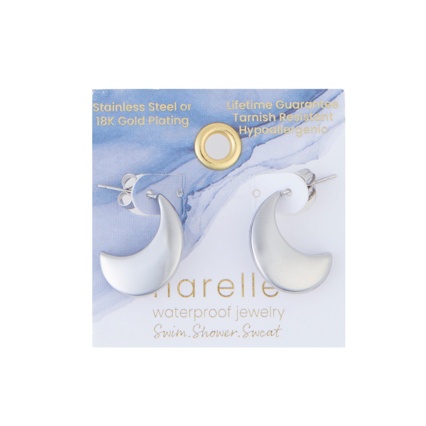 Narelle Waterproof Pointed Waterdrop Earrings