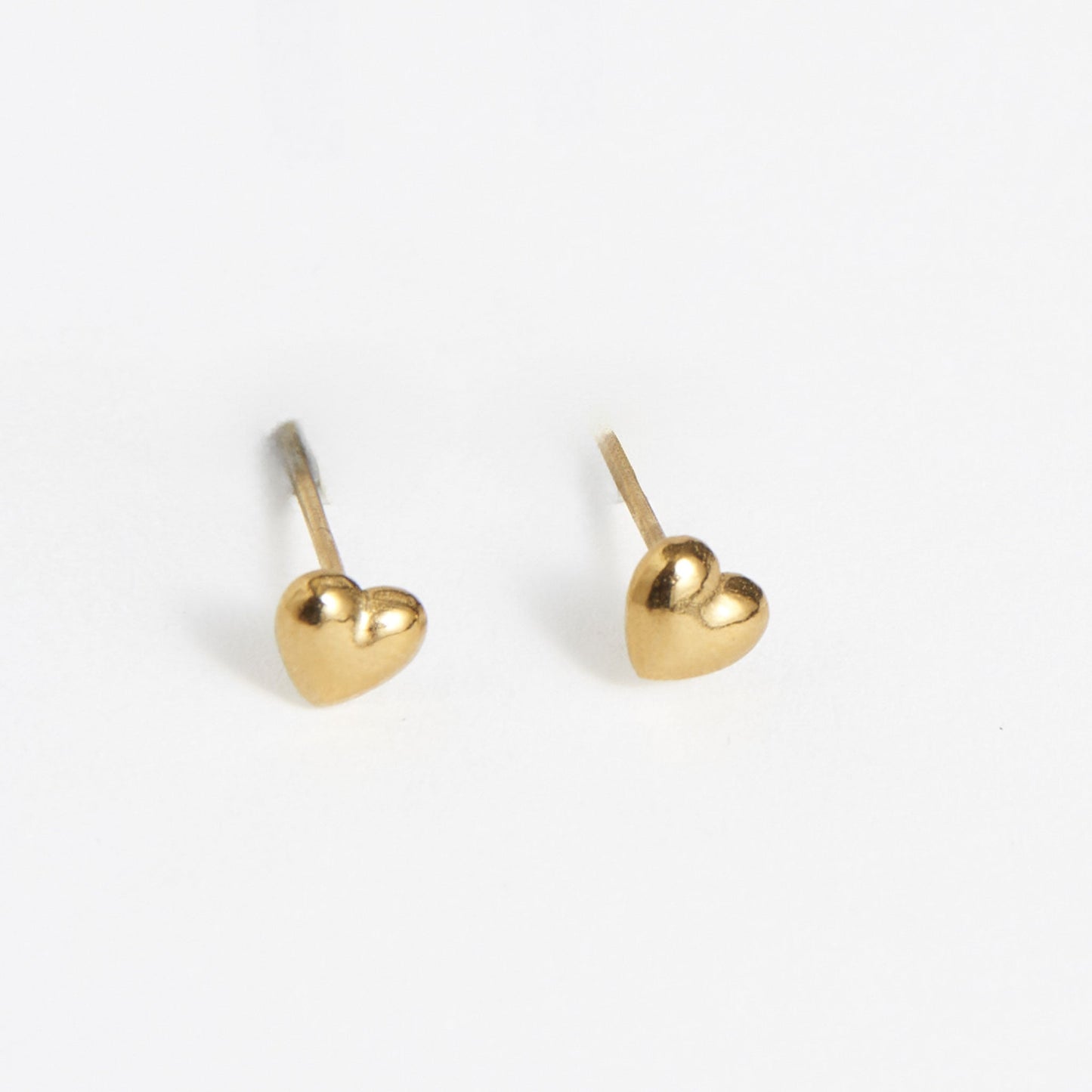 Narelle Waterproof Puffy Heart Stud Earrings