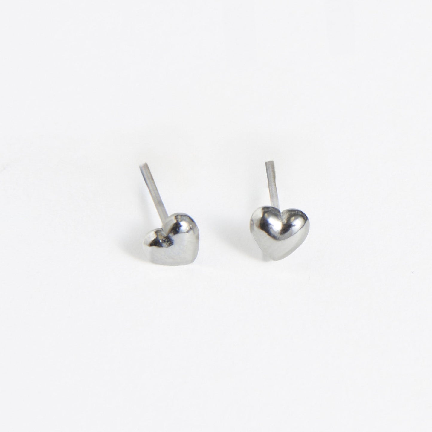 Narelle Waterproof Puffy Heart Stud Earrings