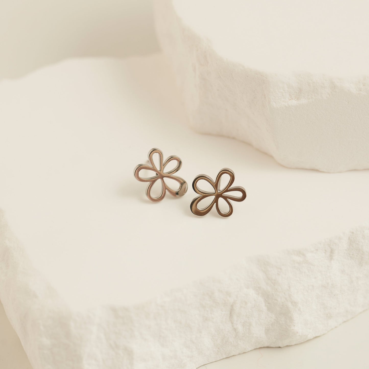 Narelle Waterproof Flower Stud Earrings